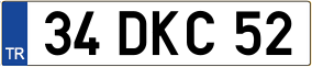 Truck License Plate